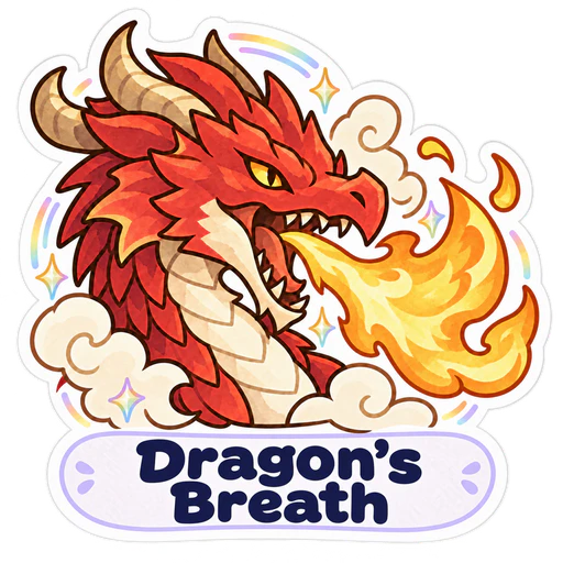 Dragon’s Breath sticker